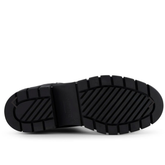 SHOE THE BEARREBEL HIGH SHAFT LEATHER BOOTS - MATTE BLACK size 8 - Picture 4 of 14